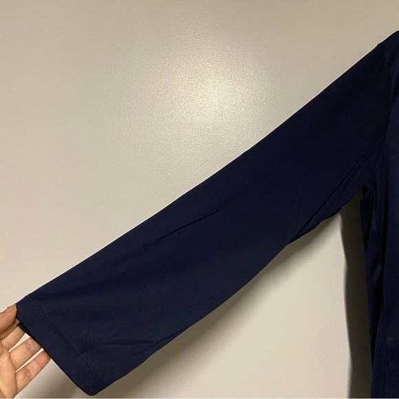 Onia Navy Long Sleeve UPF 50+ Performance Jersey Tee Size XL - Picture 5 of 9